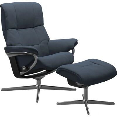 STRESSLESS Mayfair Microfaser Blau Fußhocker - Hocker STRESSLESS Mayfair Microfaser Blau Fußhocker - Hocker