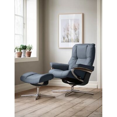 Stressless Mayfair Blau Leder Sessel - Relaxsessel Stressless Mayfair Blau Leder Sessel - Relaxsessel