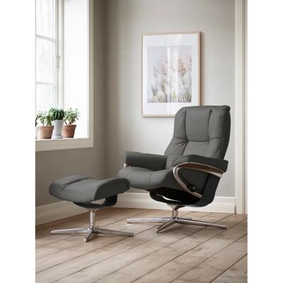 STRESSLESS Mayfair Relaxsessel - Grau BATICK, Kreuzbasis, Komfort STRESSLESS Mayfair Relaxsessel - Grau BATICK, Kreuzbasis, Komfort