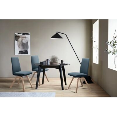 Stressless Laurel Polsterstuhl - Microfaser DINAMICA, Walnuss, Blau, 49x92x59cm Stressless Laurel Polsterstuhl - Microfaser DINAMICA, Walnuss, Blau, 49x92x59cm