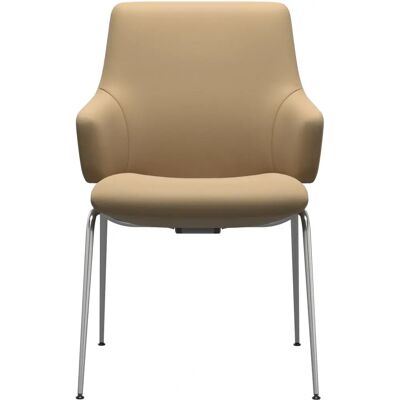 Stressless Laurel Sessel - Leder Paloma, Schwarz Matt, Beige Stressless Laurel Sessel - Leder Paloma, Schwarz Matt, Beige