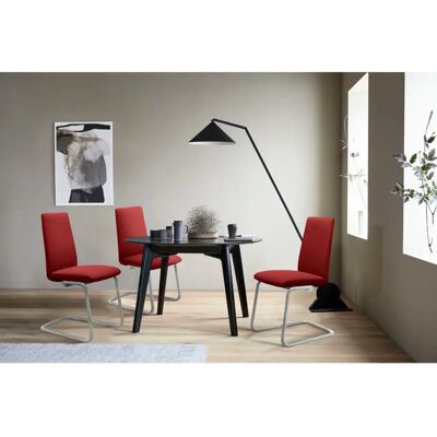 Stressless Laurel Polsterstuhl - Mikrofaser, Stahl, Rot, Low Back - Stuhl Stressless Laurel Polsterstuhl - Mikrofaser, Stahl, Rot, Low Back - Stuhl