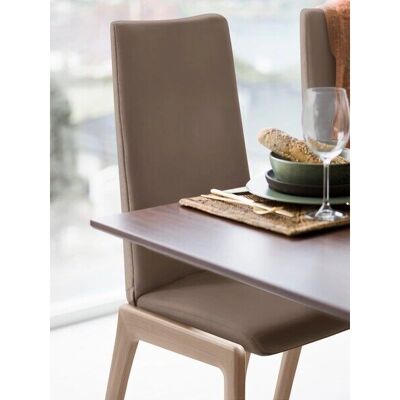 Stressless Laurel Polsterstuhl - Hochlehner, Leder BATICK, Massivholz, Braun Stressless Laurel Polsterstuhl - Hochlehner, Leder BATICK, Massivholz, Braun