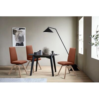 Stressless Laurel Polsterstuhl - Braun Leder, Eiche Gekalkt, Hochlehner Stressless Laurel Polsterstuhl - Braun Leder, Eiche Gekalkt, Hochlehner