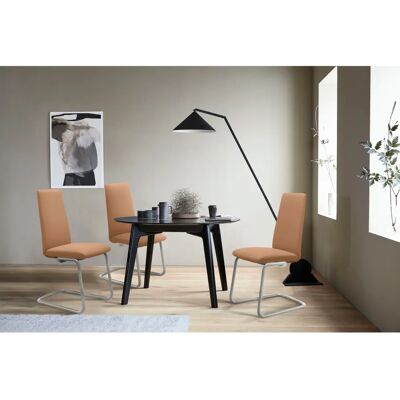 Stressless Laurel Polsterstuhl - Hochlehner, Taupe Paloma Leder, Chromrahmen Stressless Laurel Polsterstuhl - Hochlehner, Taupe Paloma Leder, Chromrahmen