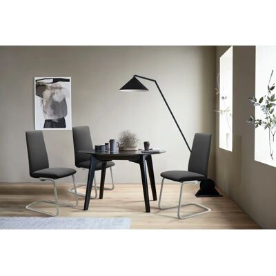 Stressless Laurel Sessel - Hoch Rücken, Charcoal Dinamic, Stahl Stressless Laurel Sessel - Hoch Rücken, Charcoal Dinamic, Stahl