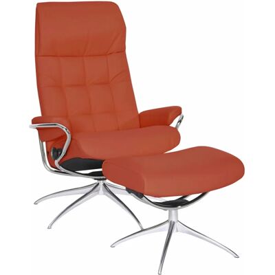 STRESSLESS London Leder Relaxsessel - Ergonomisch, Verstellbar, 130kg STRESSLESS London Leder Relaxsessel - Ergonomisch, Verstellbar, 130kg