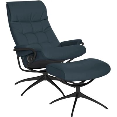 Stressless London Blau Leder Relaxsessel - Sessel Stressless London Blau Leder Relaxsessel - Sessel