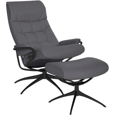 STRESSLESS London Grau Leder Relaxsessel - Sessel STRESSLESS London Grau Leder Relaxsessel - Sessel