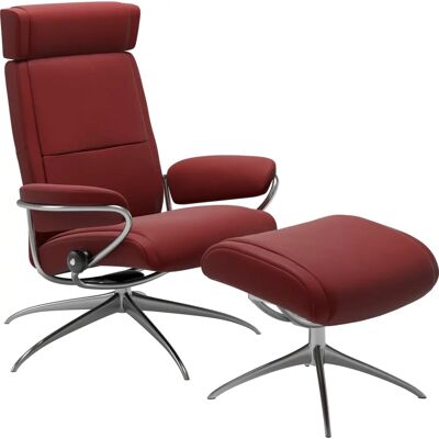 Stressless Paris Relaxsessel Kirsche Paloma Leder Sternbasis - Sessel Stressless Paris Relaxsessel Kirsche Paloma Leder Sternbasis - Sessel