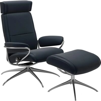 Stressless Paris Relaxsessel - Leder Paloma, Shadow Blau, Verstellbare Kopfstütze Stressless Paris Relaxsessel - Leder Paloma, Shadow Blau, Verstellbare Kopfstütze