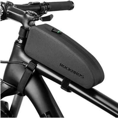 Rockbros Schwarze Wasserdichte Fahrradrahmentasche - 1,6L Rockbros Schwarze Wasserdichte Fahrradrahmentasche - 1,6L