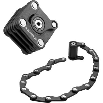 Rockbros WD795 Składany zamek rowerowy - Czarny Rockbros WD795 Składany zamek rowerowy - Czarny