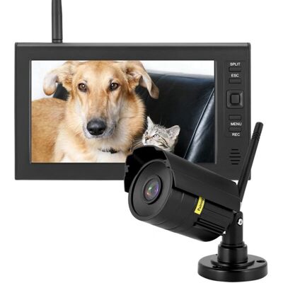Eosnow - 4CH WiFi Monitor - 7in LCD - Außen - Sicherheitssystem Eosnow - 4CH WiFi Monitor - 7in LCD - Außen - Sicherheitssystem