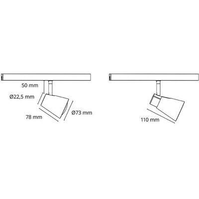 SG Armaturen Zip Zoom Hvit 6W LED - Effektbelysning SG Armaturen Zip Zoom Hvit 6W LED - Effektbelysning