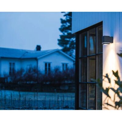 SG Armaturen Echo Deco Grafitt 2x4,5W LED - Udendørs væglampe SG Armaturen Echo Deco Grafitt 2x4,5W LED - Udendørs væglampe