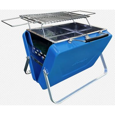 Beha - Homeline Buddy - Blå - Ved - Bærbar grill Beha - Homeline Buddy - Blå - Ved - Bærbar grill