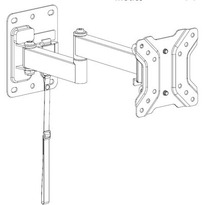 Beha - 398006 - 10-26 tommer - Maks 10 kg - TV veggmontering Beha - 398006 - 10-26 tommer - Maks 10 kg - TV veggmontering