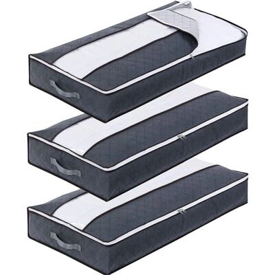 Ahlsen - 3-pack - 100x50x15 - Bolsa de almacenamiento debajo de la cama Ahlsen - 3-pack - 100x50x15 - Bolsa de almacenamiento debajo de la cama