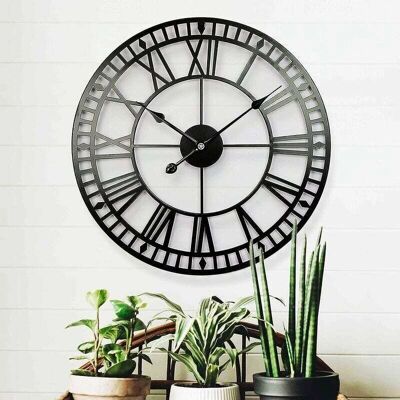 AHLSEN - Reloj de jardín - Números romanos retro - Simple Vintage - Clock AHLSEN - Reloj de jardín - Números romanos retro - Simple Vintage - Clock