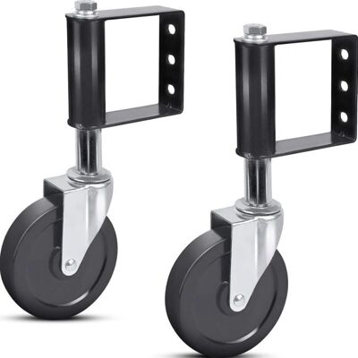 Ahlsen - Kit de Rodillos de Puerta - Negro Mate - 220 lb por rueda Ahlsen - Kit de Rodillos de Puerta - Negro Mate - 220 lb por rueda