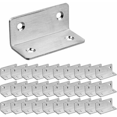 Ahlsen - Soportes de montaje en acero inoxidable 60x25x25mm Ahlsen - Soportes de montaje en acero inoxidable 60x25x25mm