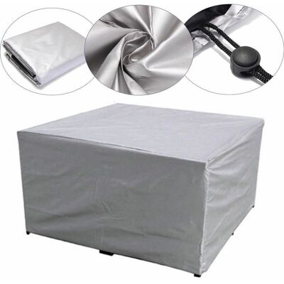 Ahlsen - 242162100cm - Plateado - Poliéster - Funda para muebles Ahlsen - 242162100cm - Plateado - Poliéster - Funda para muebles