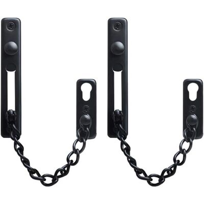 GOTRAYS - Stainless Steel Sliding Bolt - 2-piece - Catena di sicurezza per porte GOTRAYS - Stainless Steel Sliding Bolt - 2-piece - Catena di sicurezza per porte