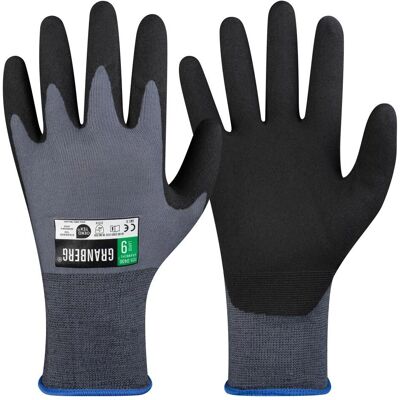 Granberg Black Diamond Arbeidshansker - Slitesterk, Nøyaktig Passform, Vinyl/PVC-belegg Granberg Black Diamond Arbeidshansker - Slitesterk, Nøyaktig Passform, Vinyl/PVC-belegg