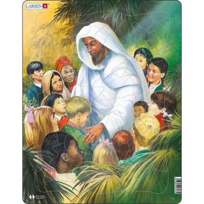 Larsen Modell C5 Religiös Puzzle - 33 st Kinderpuzzle Larsen Modell C5 Religiös Puzzle - 33 st Kinderpuzzle