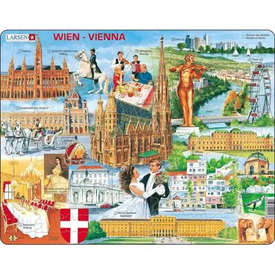 Larsen Maxi KH13 Stadtpuzzle 64 Teile Larsen Maxi KH13 Stadtpuzzle 64 Teile