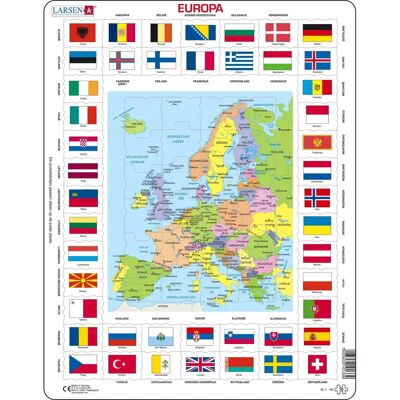 Larsen Maxi LA-KL1-NL Kaartenpuzzel - 70 Stukjes Larsen Maxi LA-KL1-NL Kaartenpuzzel - 70 Stukjes