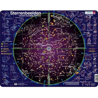 Larsen Model LA-SS2-NL Ruimte Sterrenbeelden Puzzel Larsen Model LA-SS2-NL Ruimte Sterrenbeelden Puzzel