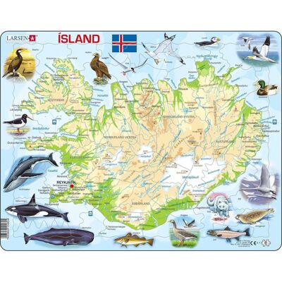 Larsen 81-teilige Island Puzzle - Puzzle Larsen 81-teilige Island Puzzle - Puzzle