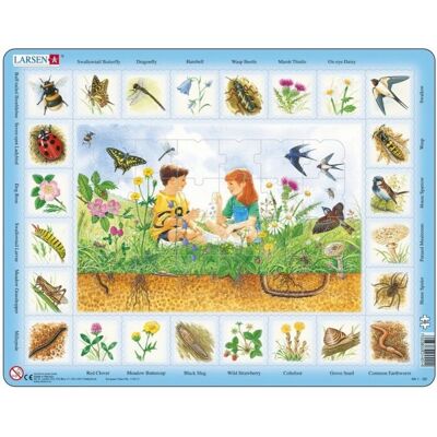 Larsen Puzzle - Auf der Wiese - 48 Teile Puzzle Larsen Puzzle - Auf der Wiese - 48 Teile Puzzle