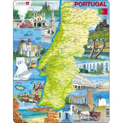 Puzzle Portugal Larsen - 64 Pièces - Publicité Puzzle Portugal Larsen - 64 Pièces - Publicité
