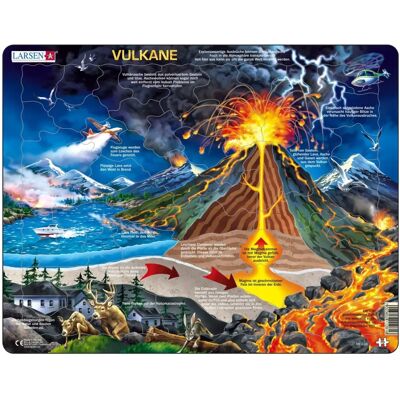 Larsen Puzzle Cornice - Il Vulcano (in Tedesco) Larsen Puzzle Cornice - Il Vulcano (in Tedesco)