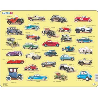 Larsen Maxi LA-AK1 - Puzzle di Forma Veicoli - 30 pezzi Larsen Maxi LA-AK1 - Puzzle di Forma Veicoli - 30 pezzi