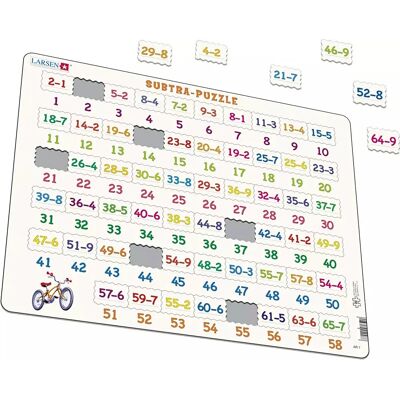 Larsen Maxi LA-AR7 Puzzle - 58 Pièces pour Enfants Larsen Maxi LA-AR7 Puzzle - 58 Pièces pour Enfants