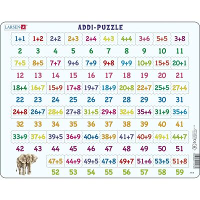 Larsen Maxi LA-AR8 Rahmenpuzzle 58 Teile - Puzzle Larsen Maxi LA-AR8 Rahmenpuzzle 58 Teile - Puzzle