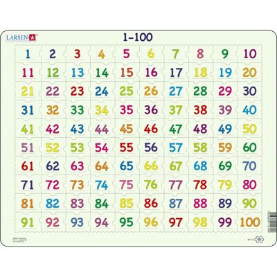 Larsen Maxi LA-AR10 Puzzle - 100 Pièces - Publicité Larsen Maxi LA-AR10 Puzzle - 100 Pièces - Publicité