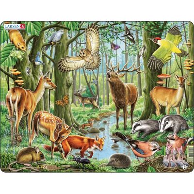 Larsen LA-FH17 Fauna Puzzel - 40 Stukken Larsen LA-FH17 Fauna Puzzel - 40 Stukken