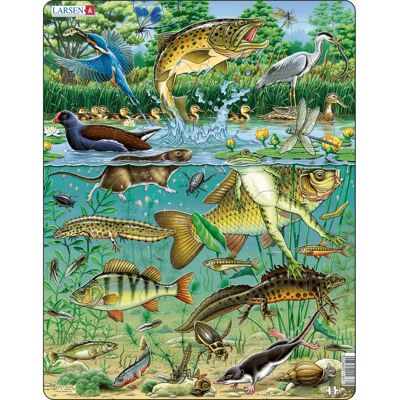 Larsen Maxi LA-FH19 - Tierpuzzle 50 Teile Larsen Maxi LA-FH19 - Tierpuzzle 50 Teile