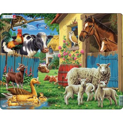 Larsen Maxi LA-FH23 Puzzle - Fauna - 23 Pezze Larsen Maxi LA-FH23 Puzzle - Fauna - 23 Pezze