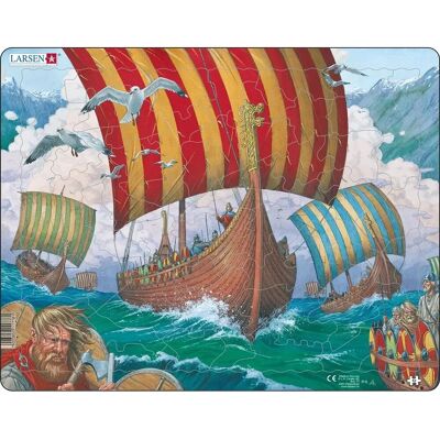Larsen FI6 Wikinger Puzzle - 64 Teile Larsen FI6 Wikinger Puzzle - 64 Teile