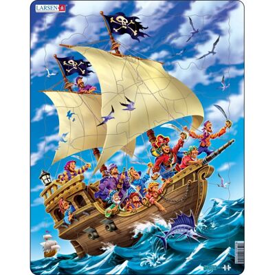 Puzzle Larsen Maxi LA-US9 30 pièces - Navires - Publicité Puzzle Larsen Maxi LA-US9 30 pièces - Navires - Publicité