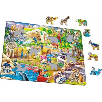 Larsen Maxi LA-US30 Dierenpark Puzzel 48 stuks Larsen Maxi LA-US30 Dierenpark Puzzel 48 stuks