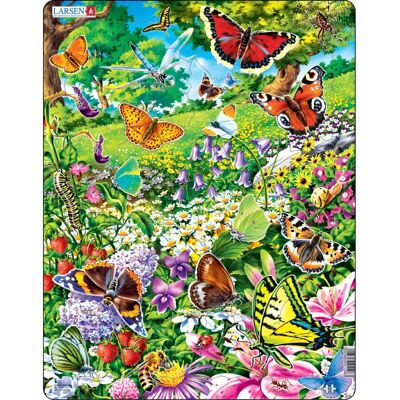 Larsen Fh28 Bloemen Puzzel - Raam Puzzel Larsen Fh28 Bloemen Puzzel - Raam Puzzel