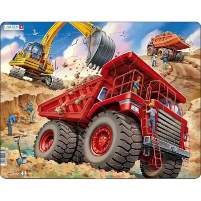 Puzzle de Véhicules Larsen Modèle US36 - 33 Pièces - Jeu Éducatif - Publicité Puzzle de Véhicules Larsen Modèle US36 - 33 Pièces - Jeu Éducatif - Publicité
