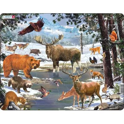 Larsen Maxi Nord Wald 54 Stück Puzzle Larsen Maxi Nord Wald 54 Stück Puzzle